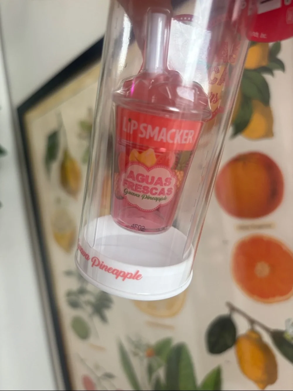 Aguas Frescas Guava Pineapple -Sorbet Hydrating Lip Balm — Pink